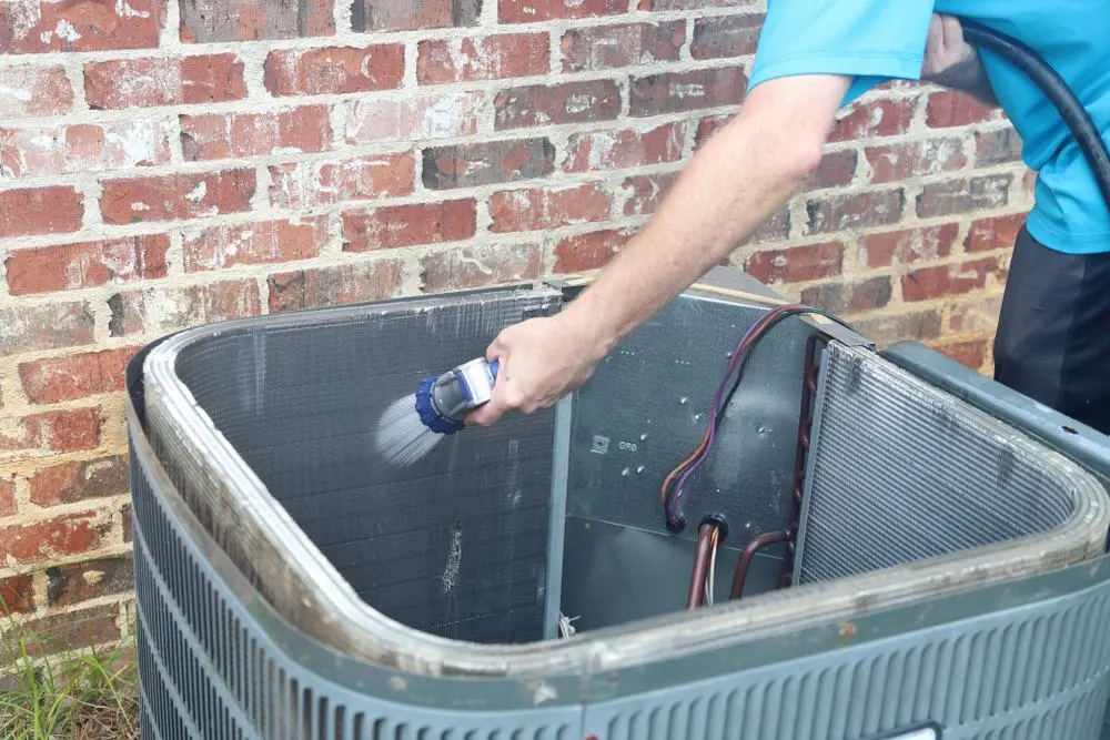 coil condenser deep cleaning and maintenance